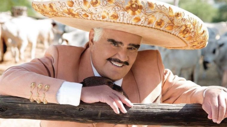 Vicente Fernández fue una de las míticas figuras de la música mexicana.