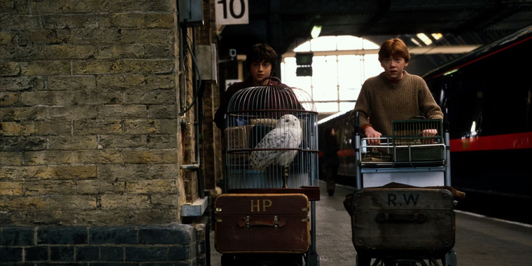 La serie de Harry Potter está en plena producción. 