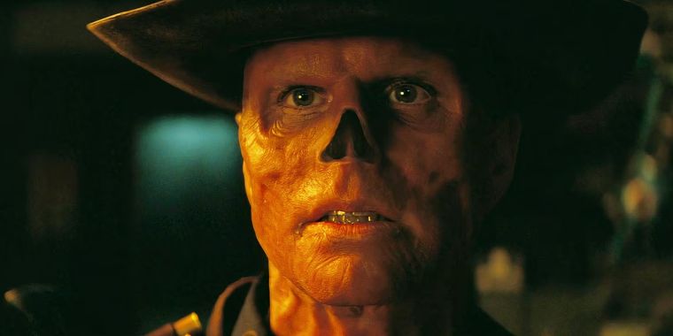 Walton Goggins interpreta al Ghoul en la adaptación del videojuego