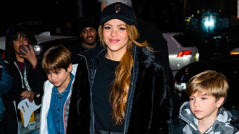 La colombiana está iniciando una nueva vida con sus hijos en Estados Unidos.