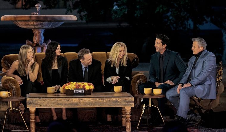 Friends, la reunión no llegó completa a China