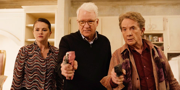 Selena Gomez, Steve Martin y Martin Short