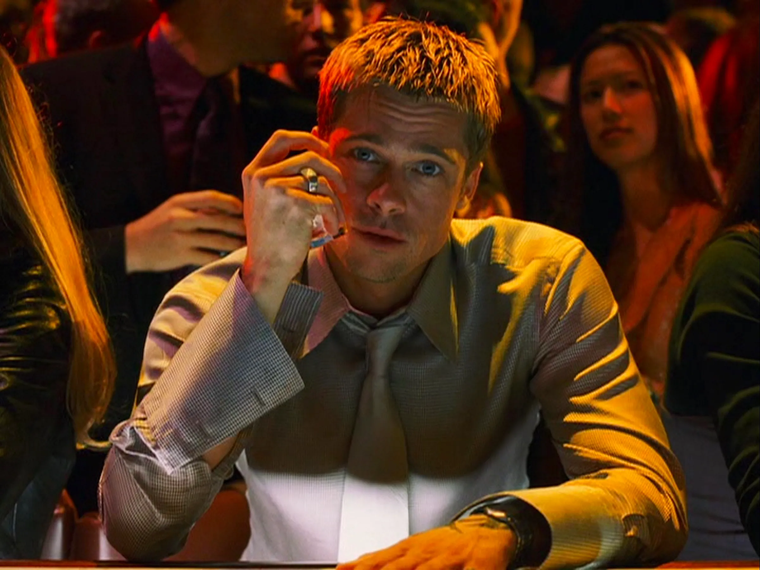 Brad Pitt en La Gran Estafa de 2001.