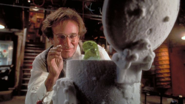 Robbin Williams le dio vida al profesor Philip en Flubber (1997)