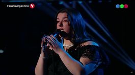 Luz la rompió con una canción de Disney y consiguió su pase a cuartos de final.