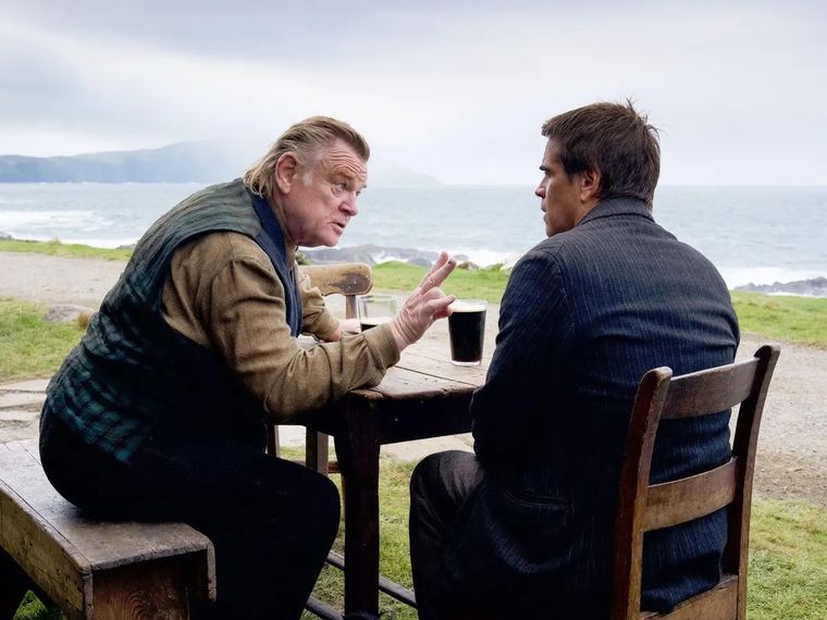 Brendan Gleeson y Colin Farrell en la genial Banhees of Inisherin