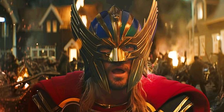 Chris Hemsworth en Thor: Love and Thunder