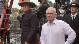Leonardo DiCaprio y Martin Scorsese durante el rodaje de Killers of the Flower Moon (2023) Leonardo DiCaprio y Martin Scorsese durante el rodaje de Killers of the Flower Moon (2023)
