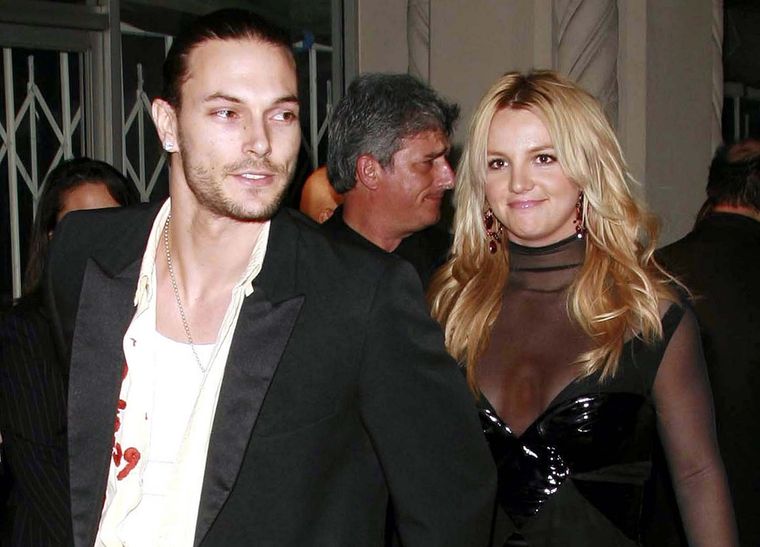 Britney Spears junto a Kevin Federline