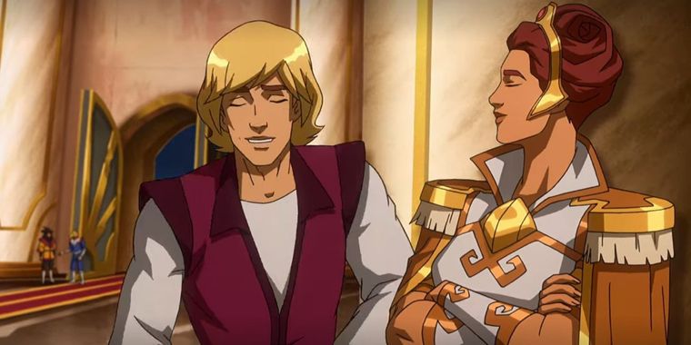 El Príncipe Adam y Teela en Masters of the Universe Revelation. El Príncipe Adam y Teela en Masters of the Universe Revelation.