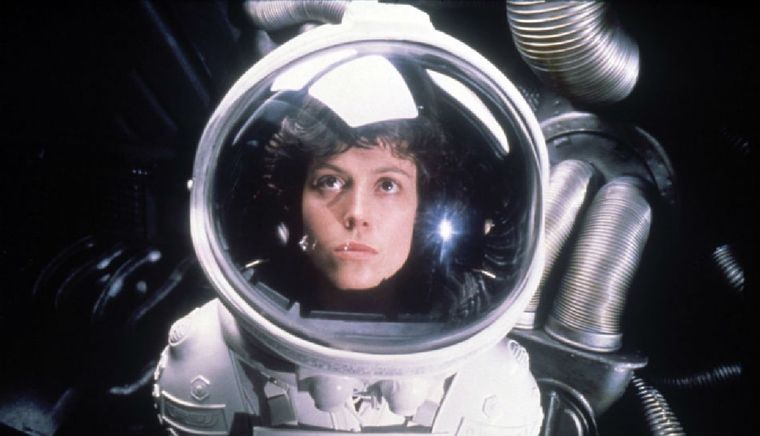 Sigourney Weaver como Ellen Ripley en esta obra maestra de ciencia ficción