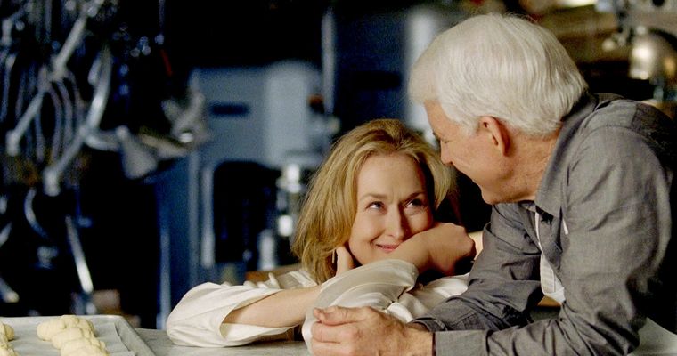 Meryl Streep protagoniza Enamorándome de mi ex (2009).