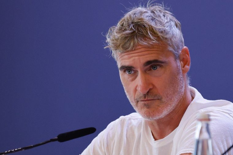 Joaquin Phoenix en el Festival internacional de Venecia ayer