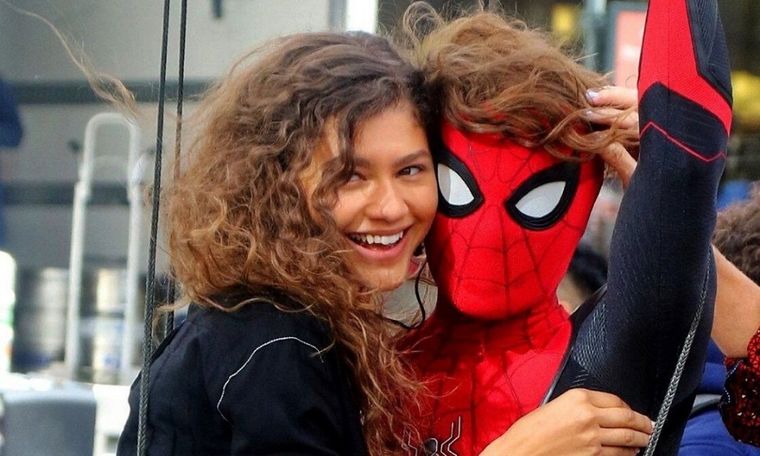 Zendaya y Spidey un solo corazón!