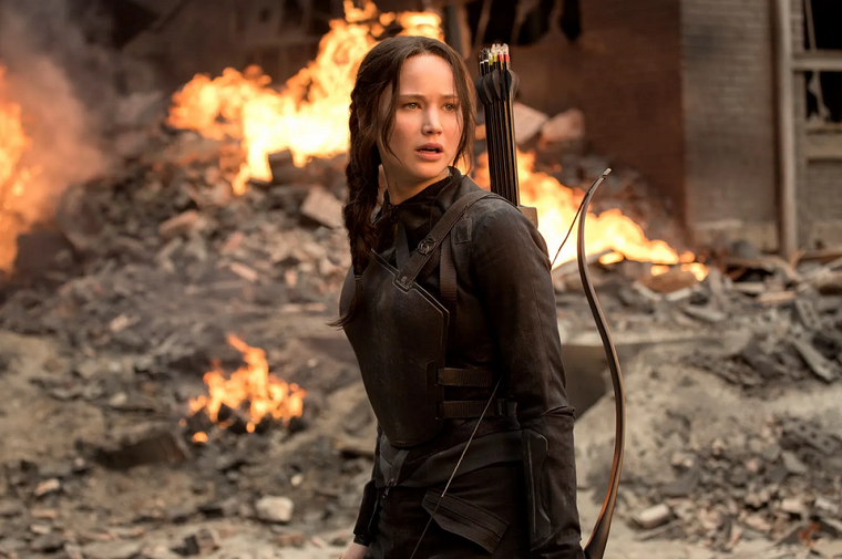 Jennifer Lawrence fue Katniss Everdeen y le envió su apoyo a los protagonistas