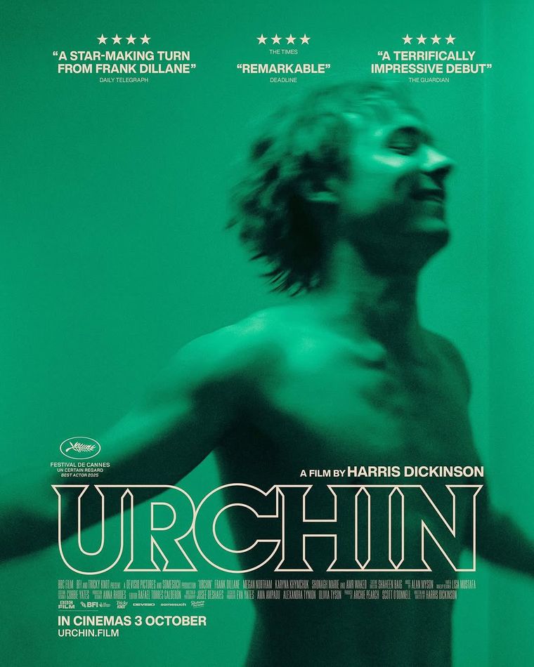 Poster oficial de Urchin de Harris Dickinson. Poster oficial de Urchin de Harris Dickinson.
