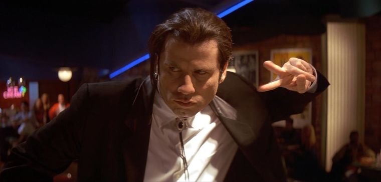 John en su mítico baile de Pulp Fiction