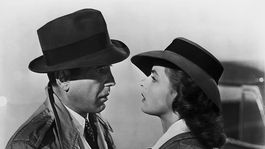 Humphrey Bogart e Ingrid Bergman en Casablanca.