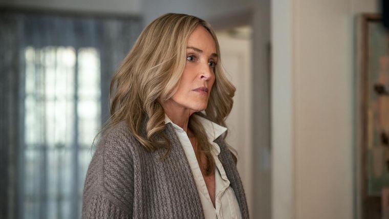 Sharon Stone en su paso por The Flight Attendant