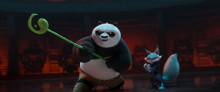 Jack Black como Po en Kung Fu Panda 4, lanzada en el 2024. Jack Black como Po en Kung Fu Panda 4, lanzada en el 2024.