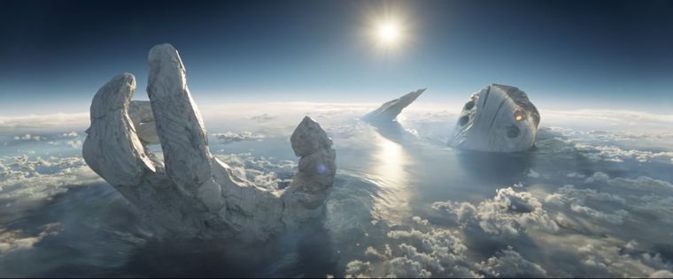 La última referencia que tuvo el MCU de Eternals fue con Capitán América: Un nuevo Mundo y el cadáver de Tiamut. La última referencia que tuvo el MCU de Eternals fue con Capitán América: Un nuevo Mundo y el cadáver de Tiamut.