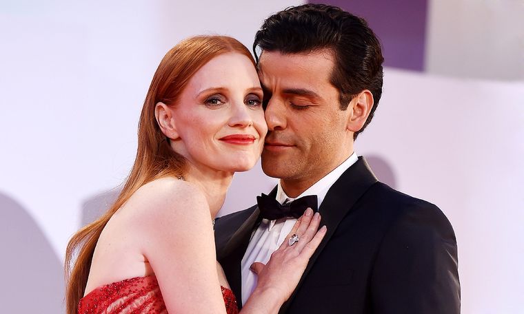 Jessica Chastain y Oscar Isaac