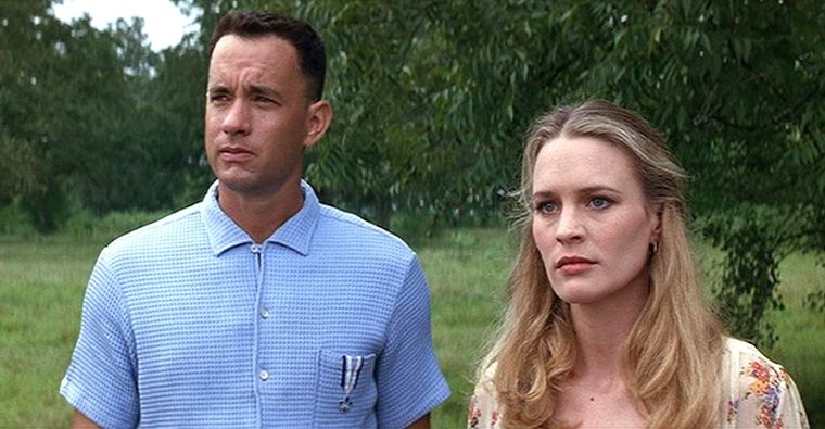 Robin Wright interpreta a Jenny Curran en Forrest Gump