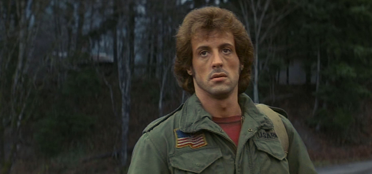 photoSylvester Stallone como John Rambo en First Blood