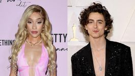 Sarah Talabi y Timothée Chalamet