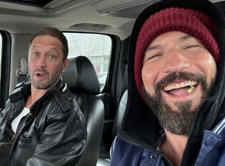 Ebon Moss-Bachrach y Jon Bernthal durante el rodaje de Gary. Ebon Moss-Bachrach y Jon Bernthal durante el rodaje de Gary. 