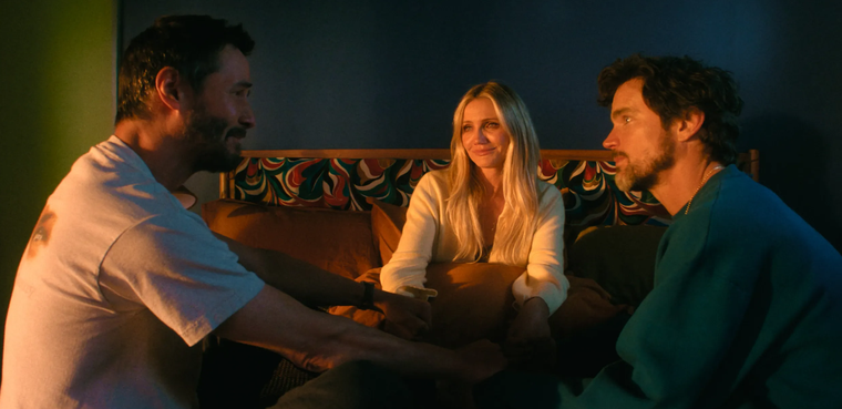 Keanu Reeves y Cameron Diaz protagonizan el filme Keanu Reeves y Cameron Diaz protagonizan el filme