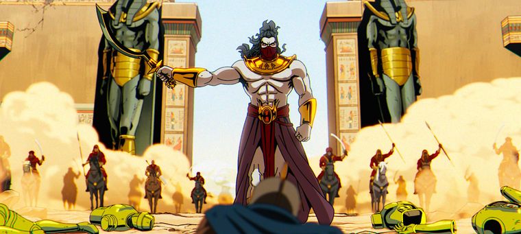 En Sabah Nur o mejor conocido como Apocalipsis, el principal villano de la s2 de X-Men '97. En Sabah Nur o mejor conocido como Apocalipsis, el principal villano de la s2 de X-Men '97.