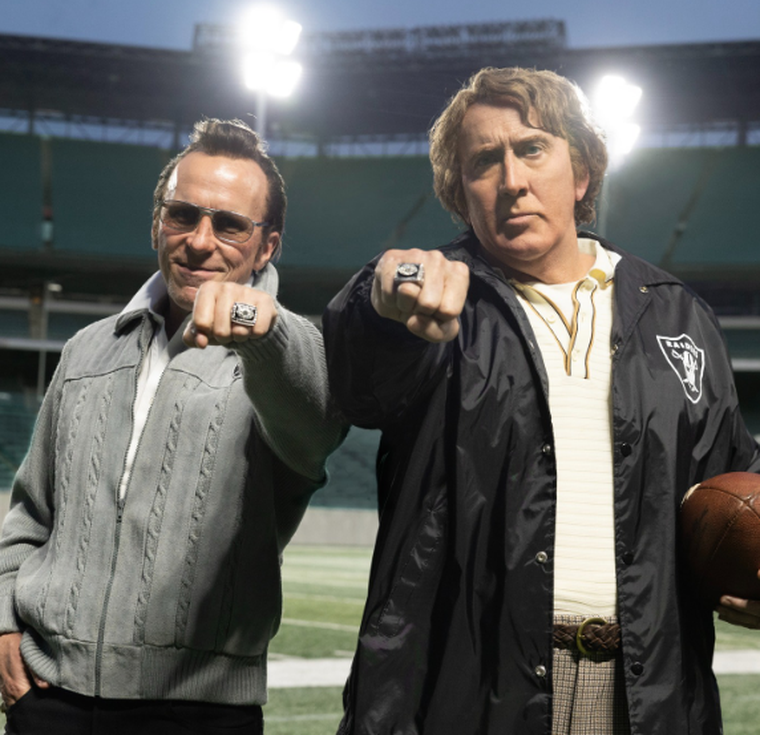 Christian Bale y Nicolas Cage en Madden. Christian Bale y Nicolas Cage en Madden.
