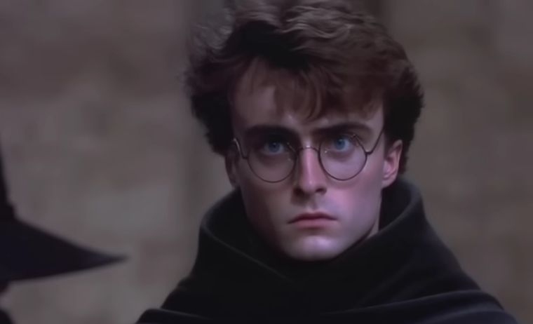 Harry Potter y Balenciaga, una de las nuevas creaciones de la Inteligencia artificial
