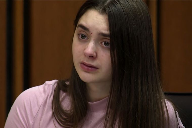 Mackenzie Shirilla durante el juicio por homicidio