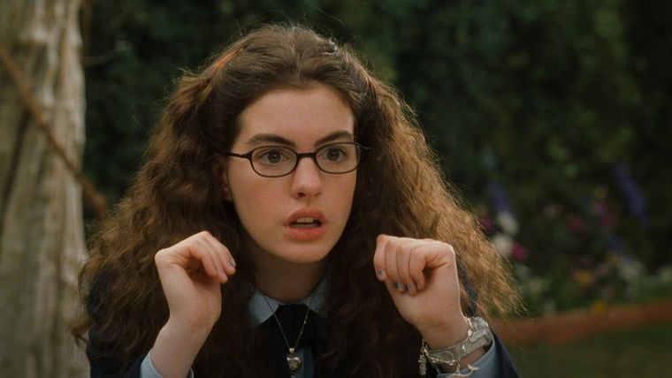 Anne Hathaway saltó a la fama gracias a El diario de la Princesa.