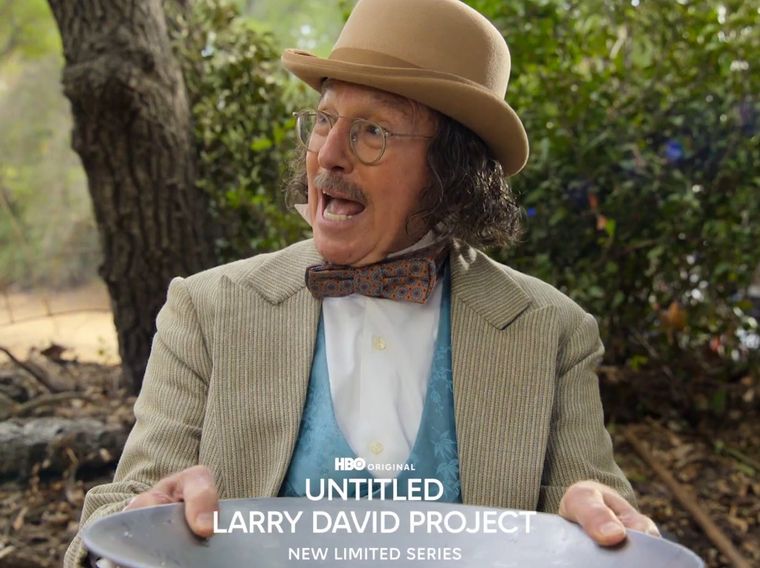 Larry David en el sketch que aborda la época del presidente Abraham Lincoln. Larry David en el sketch que aborda la época del presidente Abraham Lincoln. 