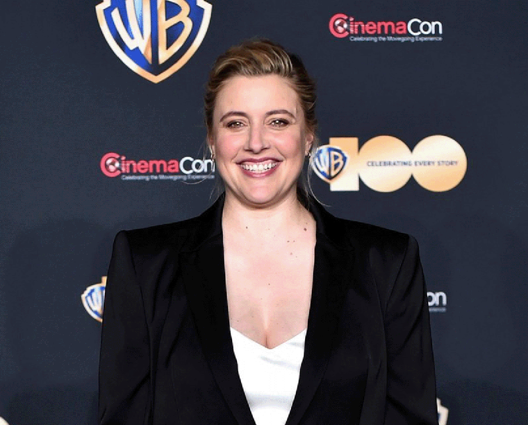Greta Gerwig durante la CinemaCon 2023