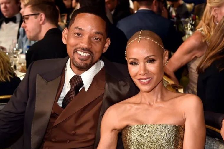 Will Smith y Jada Pinkett Smith separados.