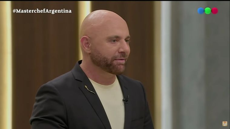 Germán no pudo ocultar su enfado con Joaquín.