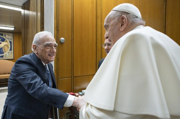 Martin Scorsese se encontraron varias con el Papa Francisco. Martin Scorsese se encontraron varias con el Papa Francisco.