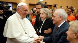 Martin Scorsese y el Papa Francisco.