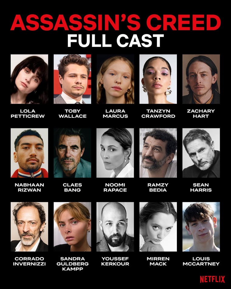 Los actores que ya fueron confirmados para Assassin's Creed. Los actores que ya fueron confirmados para Assassin's Creed. 