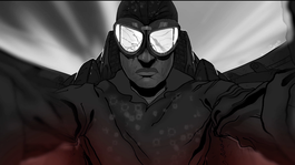 El cortometraje animado rinde homenaje a Juan Manuel Fangio.  El cortometraje animado rinde homenaje a Juan Manuel Fangio.