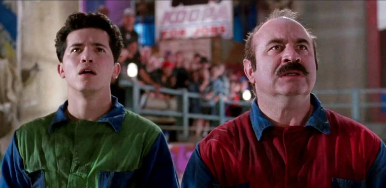 Los directores de Super Mario Bros. (1993) fueron muy criticados por la película