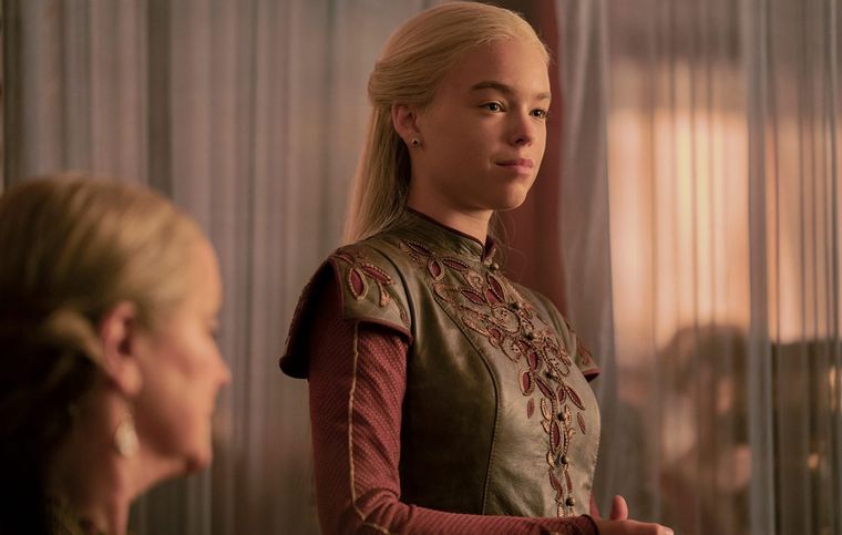 Milly Alcock interpreta a Rhaenyra Targaryen
