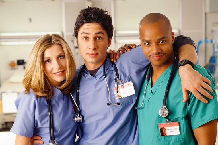 Los doctores Elliot, JD y Christopher.