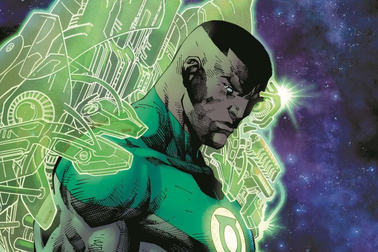 El Linterna Verde John Stewart, a quien veremos en la serie de DC Studios Lanterns. 