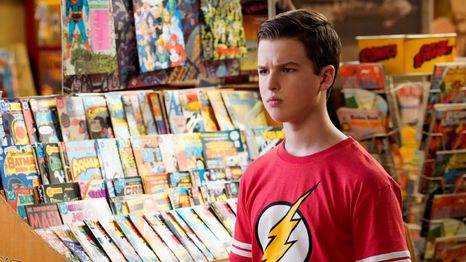 Iain Armitage en Young Sheldon.
