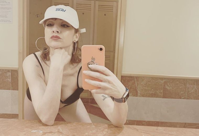 Najwa Nimri subió un video a Instagram donde hizo un truco con sus labios